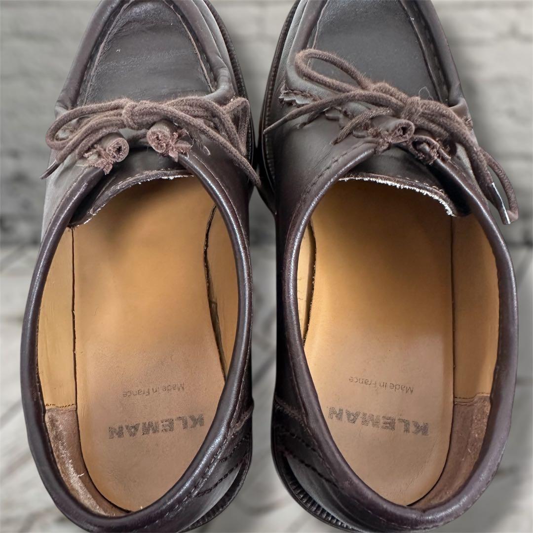 t*a様 美品　KLEMAN クレマン　チロリアンシューズ　ブラウン　レザー　革