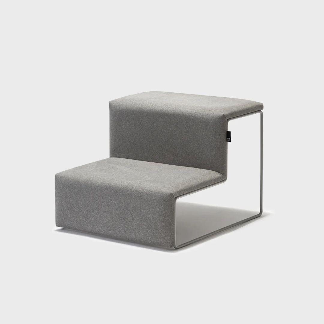 SMALLSTUFF おしゃれドッグステップ ペットステップ　　犬用階段　グレー