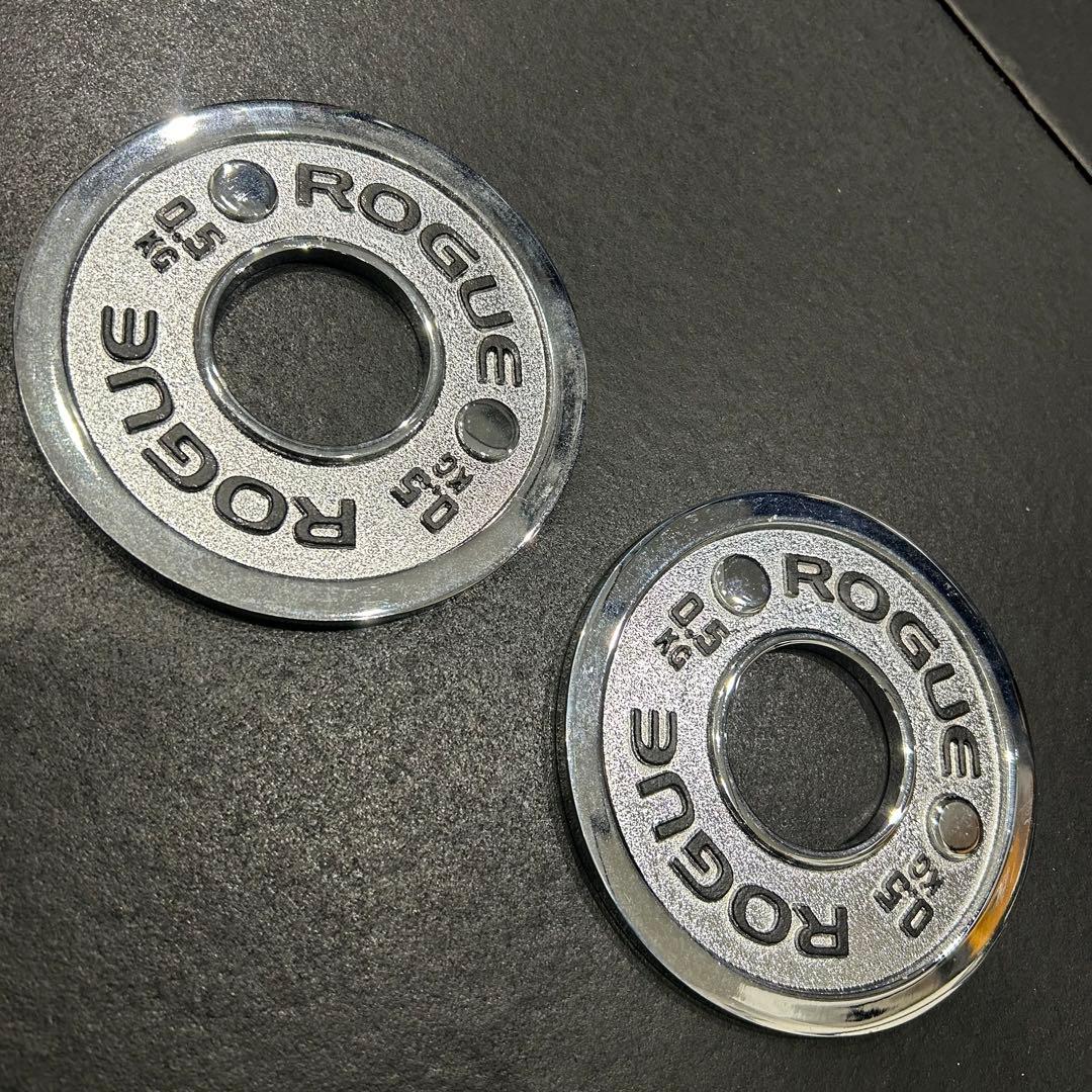 ROGUE パワーリフティングプレート0.5kg 0.25kgセット　50mm用