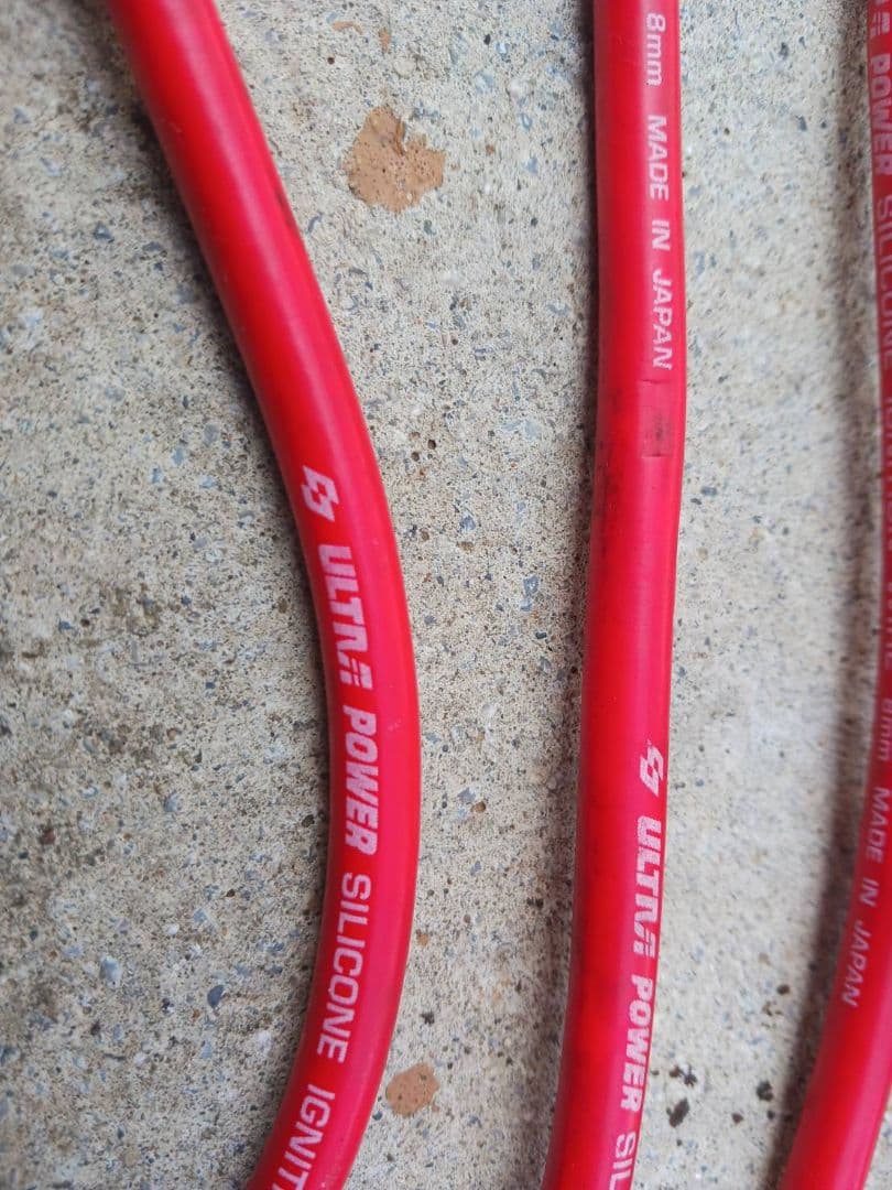 ジムニーja22　永井電子　ウルトラ　シリコンパワー　プラグコード