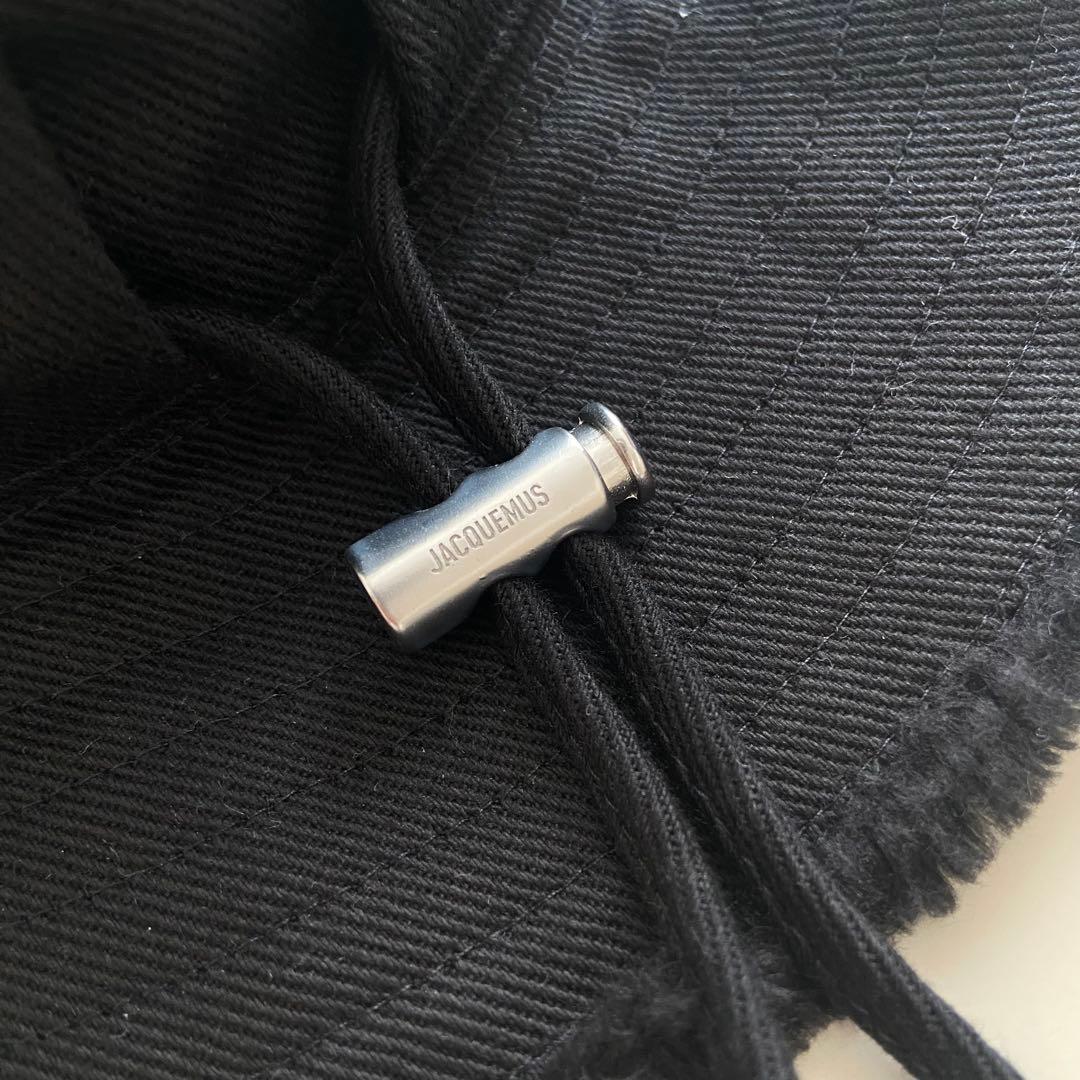 新品　JACQUEMUS ジャックムス フリンジハット　ブラック　黒　帽子