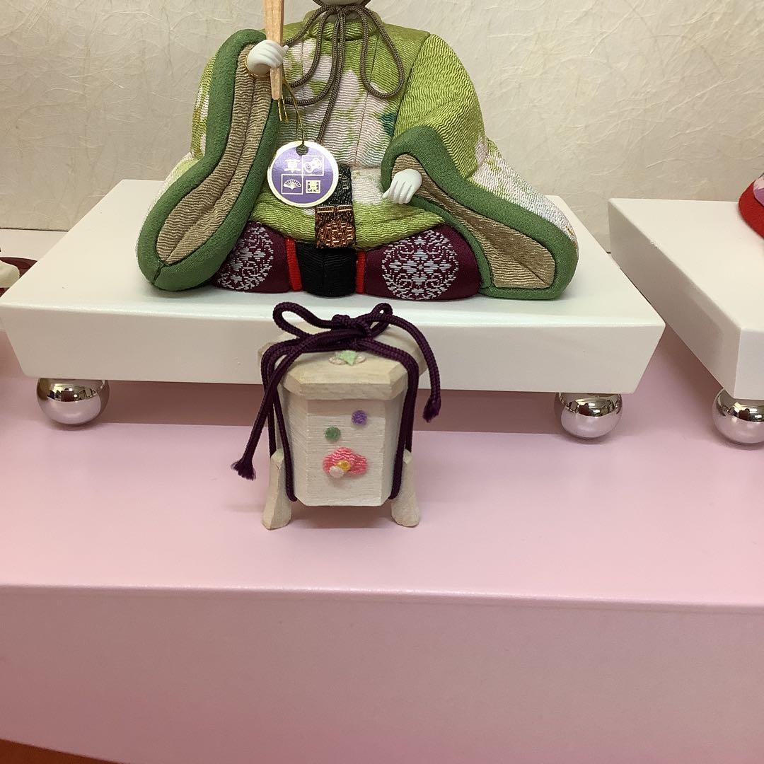雛人形　木目込人形　親王飾り　月の宴　草園作