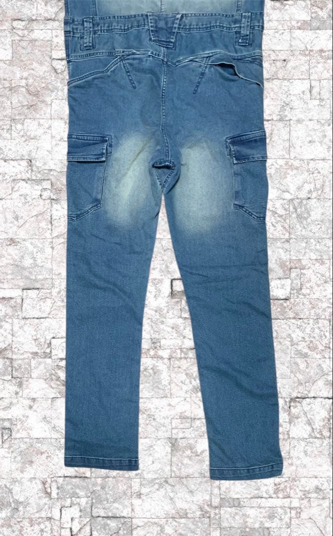 【新品・未使用】　寅壱　TORAICHI　デニムツナギ　メンズ　作業着　LL