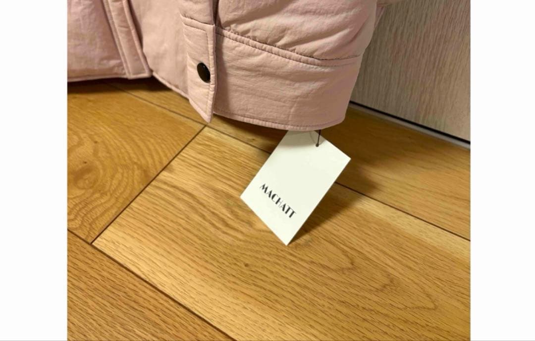 新品未使用タグ付き　macchat パファーシャツ