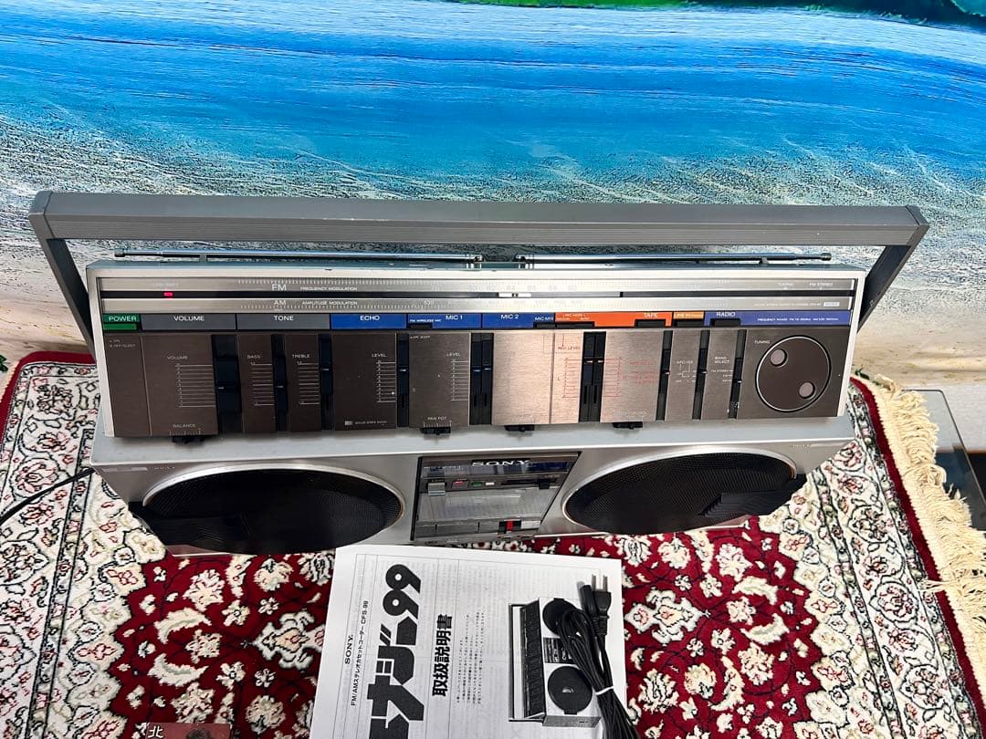 希少 SONY ソニーFM/AMラジカセ CFS-99 中古品 動作品ビンテージ