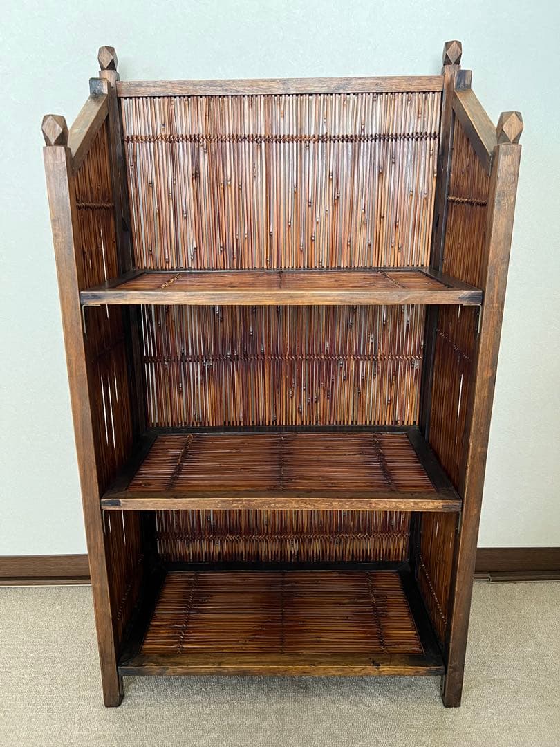 アジアンスタイル 竹製シェルフ 3段 ② バリ インドネシア