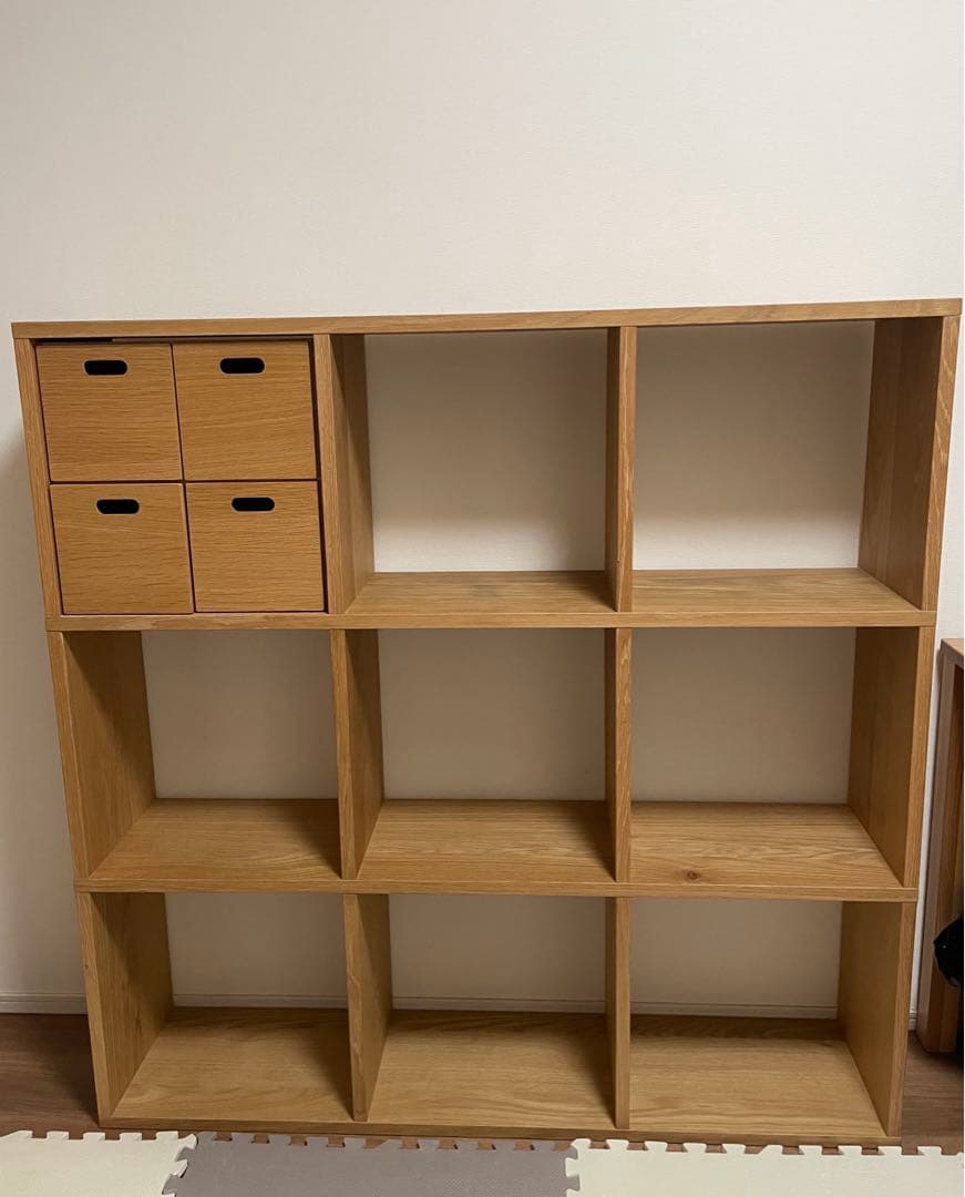 無印良品 スタッキングシェルフ 3段×3列 オーク材