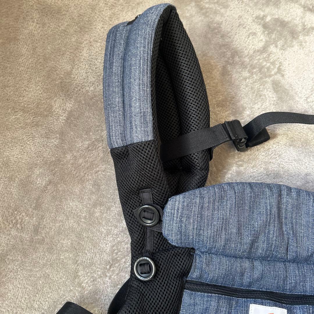 美品 ergobaby OMNI 360 抱っこ紐 ネイビー ヨダレカバー