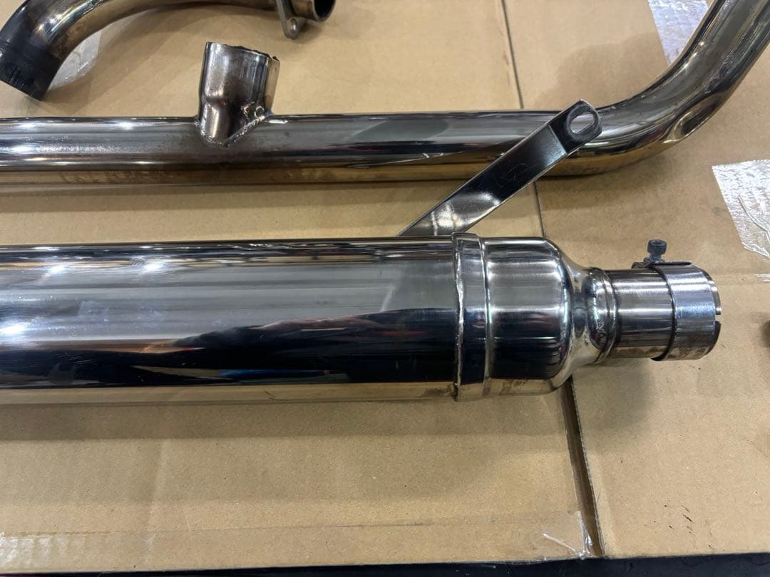 ドラッグスター400用　イージーライダース　2IN1クラシックマフラー