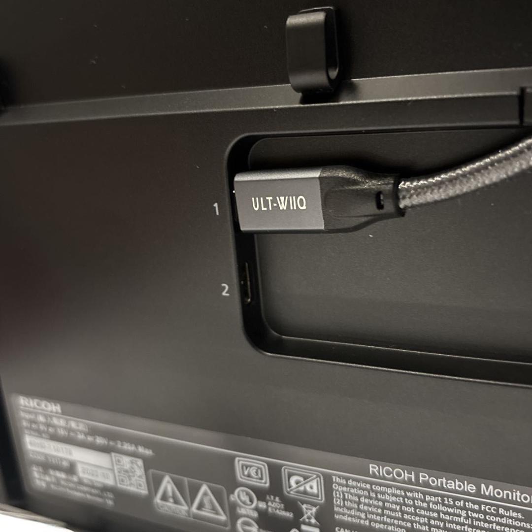 【美品】RICOH Portable Monitor 150 専用ソフトケース付